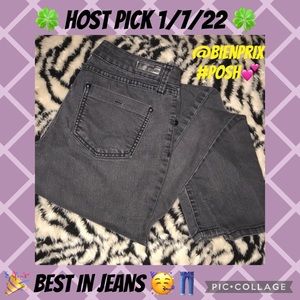 Elle black jeans 👖 6R skinny pre 💕